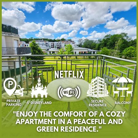 Appartement, Balcon, Parking, 5' Disneyland มองต์เตฮวา ภายนอก รูปภาพ